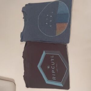 Two Rip Curl Surf T-shirts